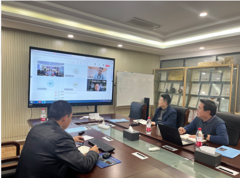 賦能冶金合作！我公司與印度公司舉辦中低碳錳鐵精煉爐設(shè)備線上技術(shù)交流會(huì)