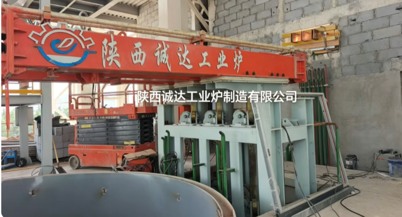 深耕陜內(nèi)市場，誠達(dá)熱熔渣保溫爐韓城安裝工作有序推進(jìn)